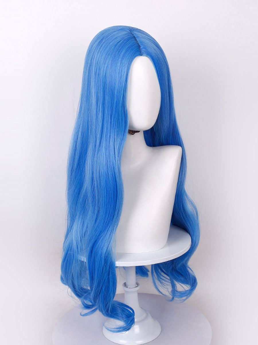 3 Piece Princess Cosplay Outfit Blue Ombre - Image 22