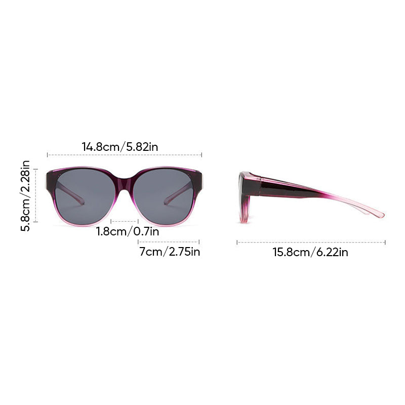 Cat Eye Fit Over Sunglasses Polarized UV400 - Image 11