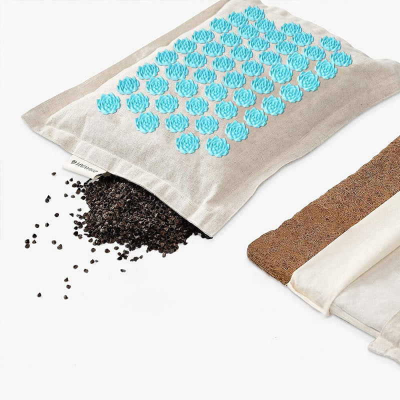 Ensemble Tapis et Oreiller d'Acupression