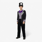 Festive Kids Clown Outfit with Hat and Bow Tie