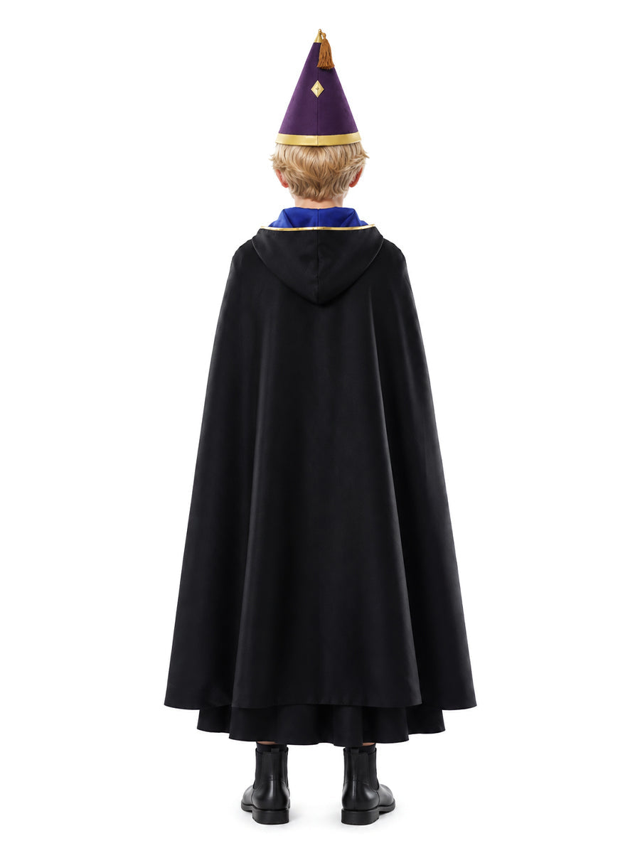 5 Piece Fire Wizard Cosplay Outfit - Image 3