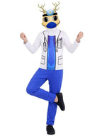 Kids Adult Doctor Reindeer Cosplay Jumpsuit - Image 2