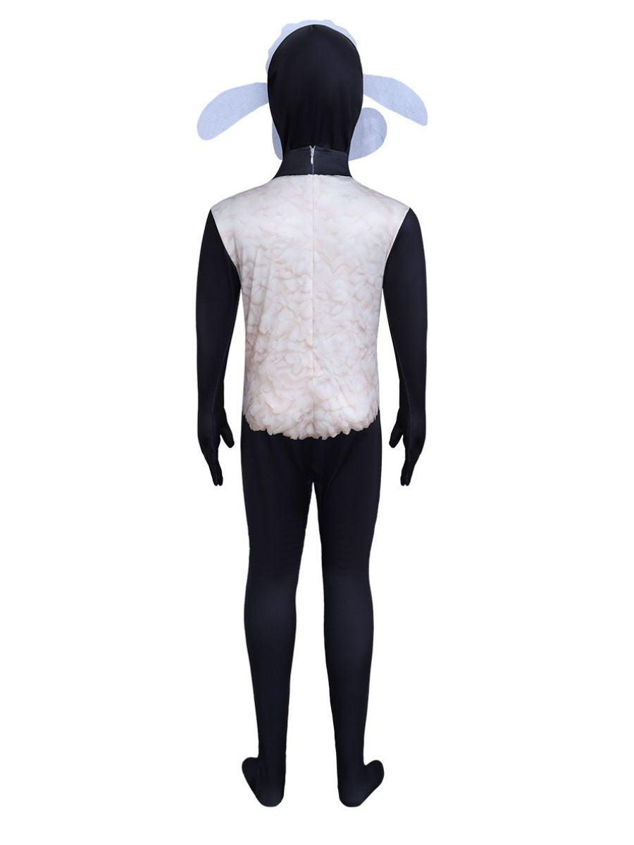 2 Piece Spandex Sheep Costume - Image 2