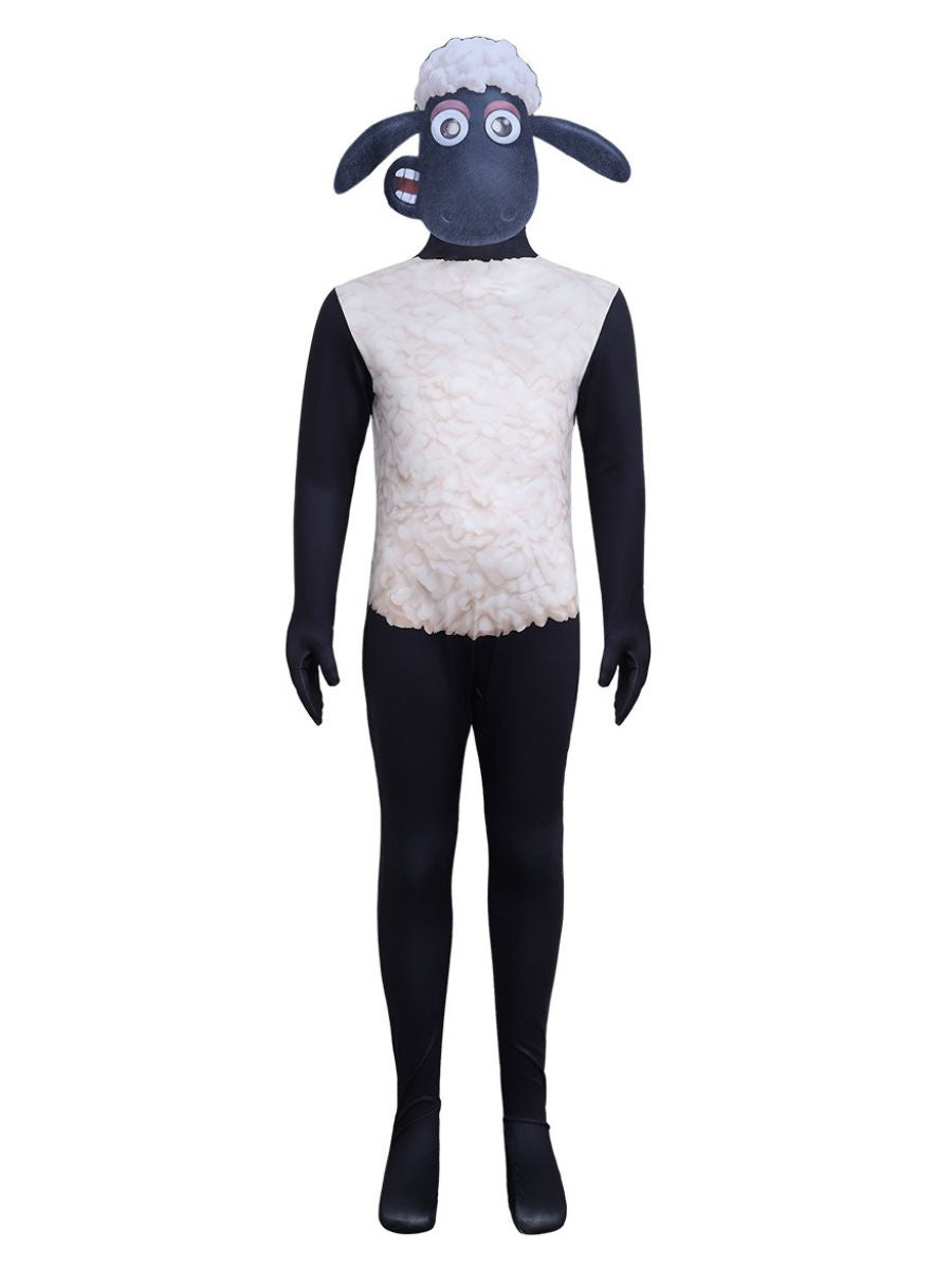 2 Piece Spandex Sheep Costume - Image 4