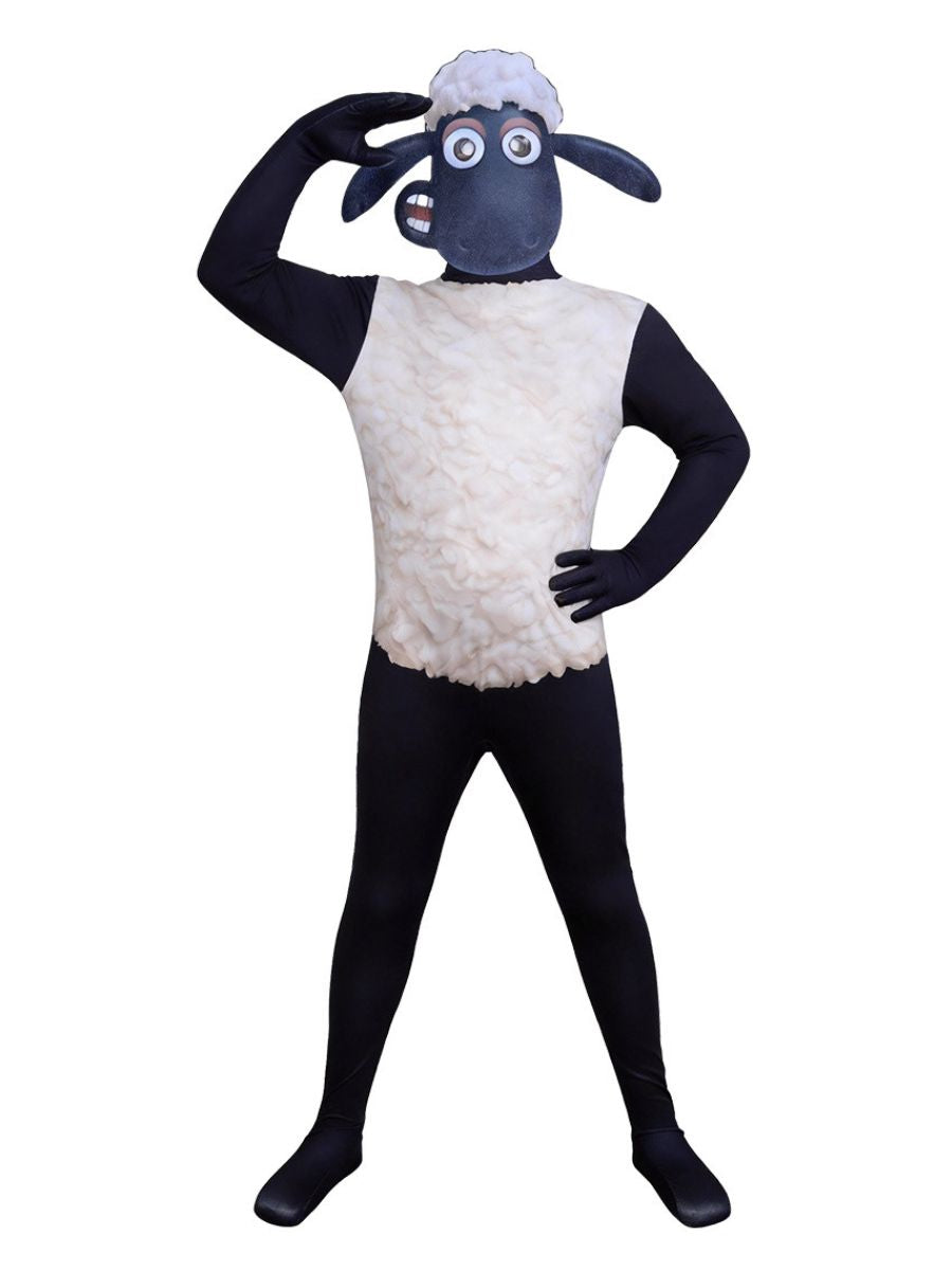 2 Piece Spandex Sheep Costume