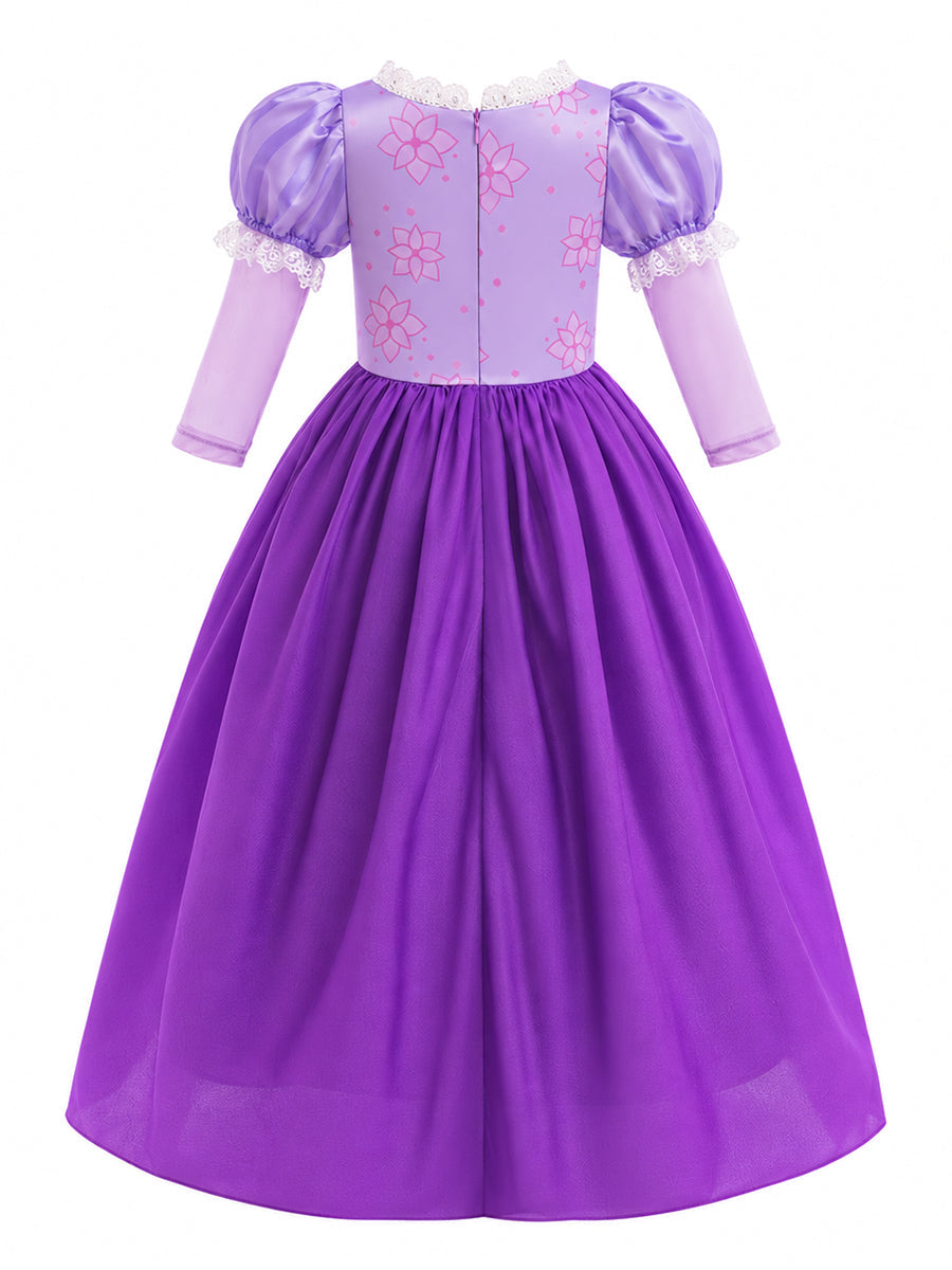 Girls Princess Costume Long Hair - Image 6