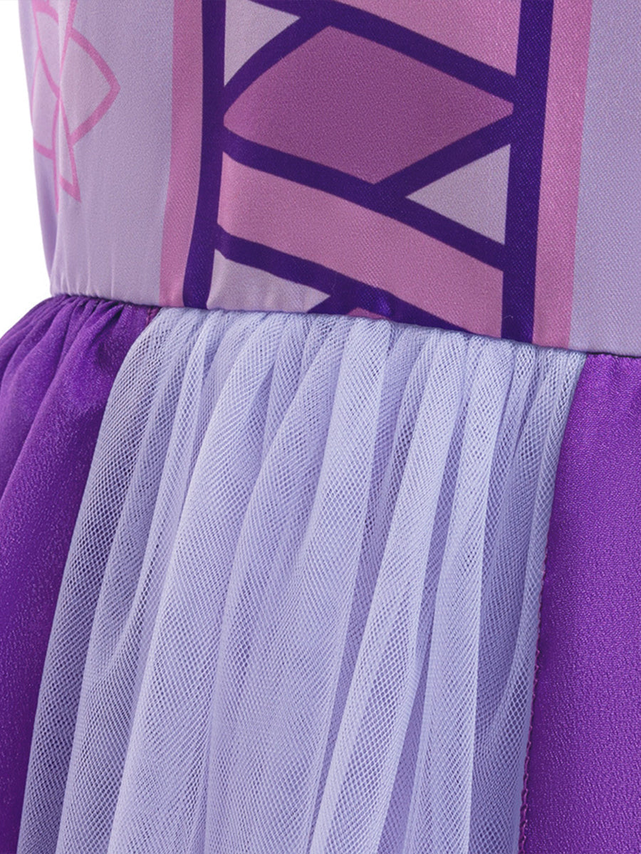 Girls Princess Costume Long Hair - Image 8