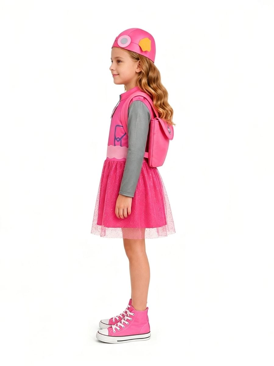 Girls 3 Piece Puppy Dress Costume - Image 4