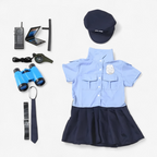 Déguisement de policière pour fille avec accessoires