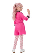 Girls 4 Piece Costume Pink Heart Queen - Image 2
