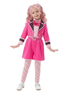 Girls 4 Piece Costume Pink Heart Queen - Image 4
