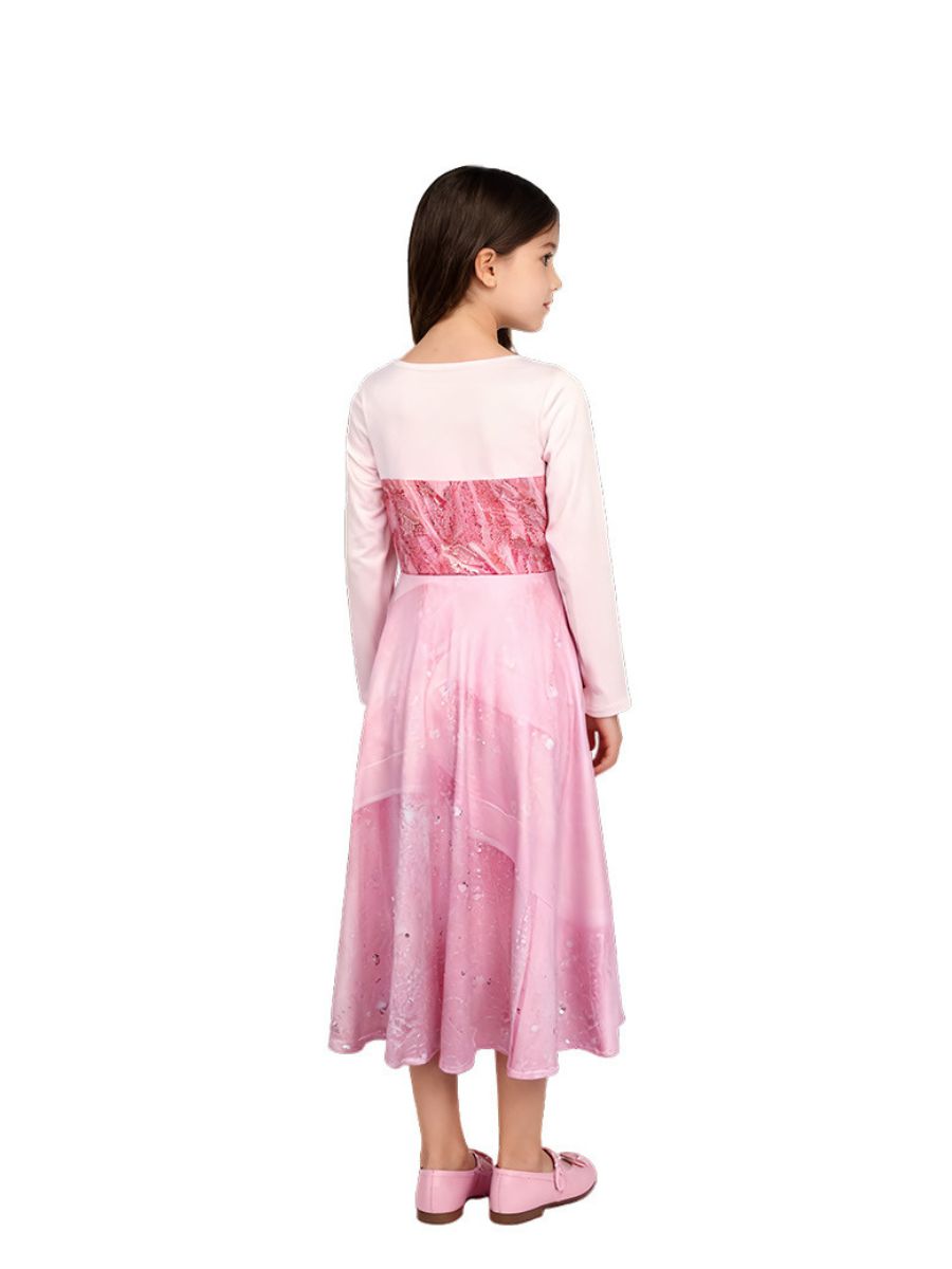 Girls Pink Witch Costume - Image 2