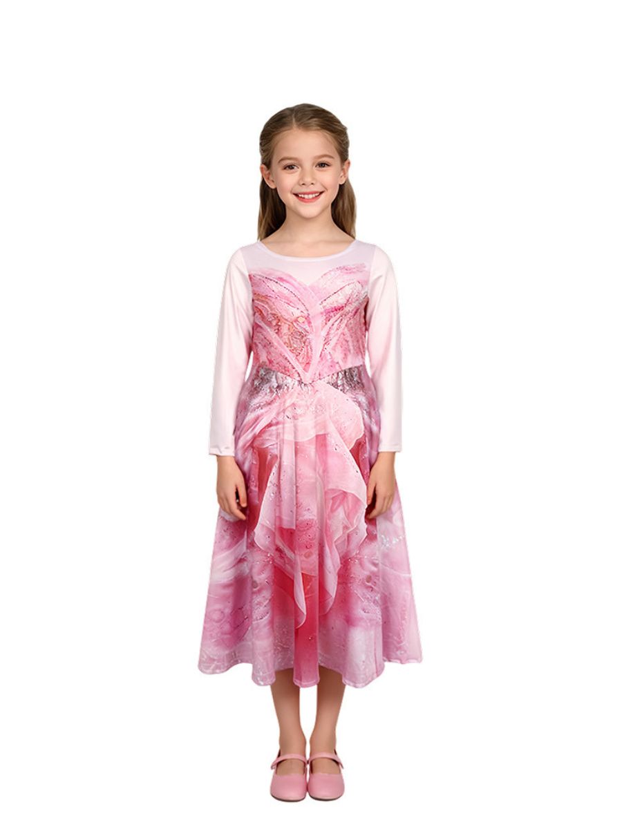 Girls Pink Witch Costume