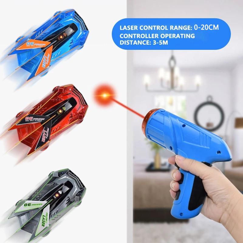 Wall Climbing RC Car Laser-Guided Remote Control Stunt Toy - Image 5