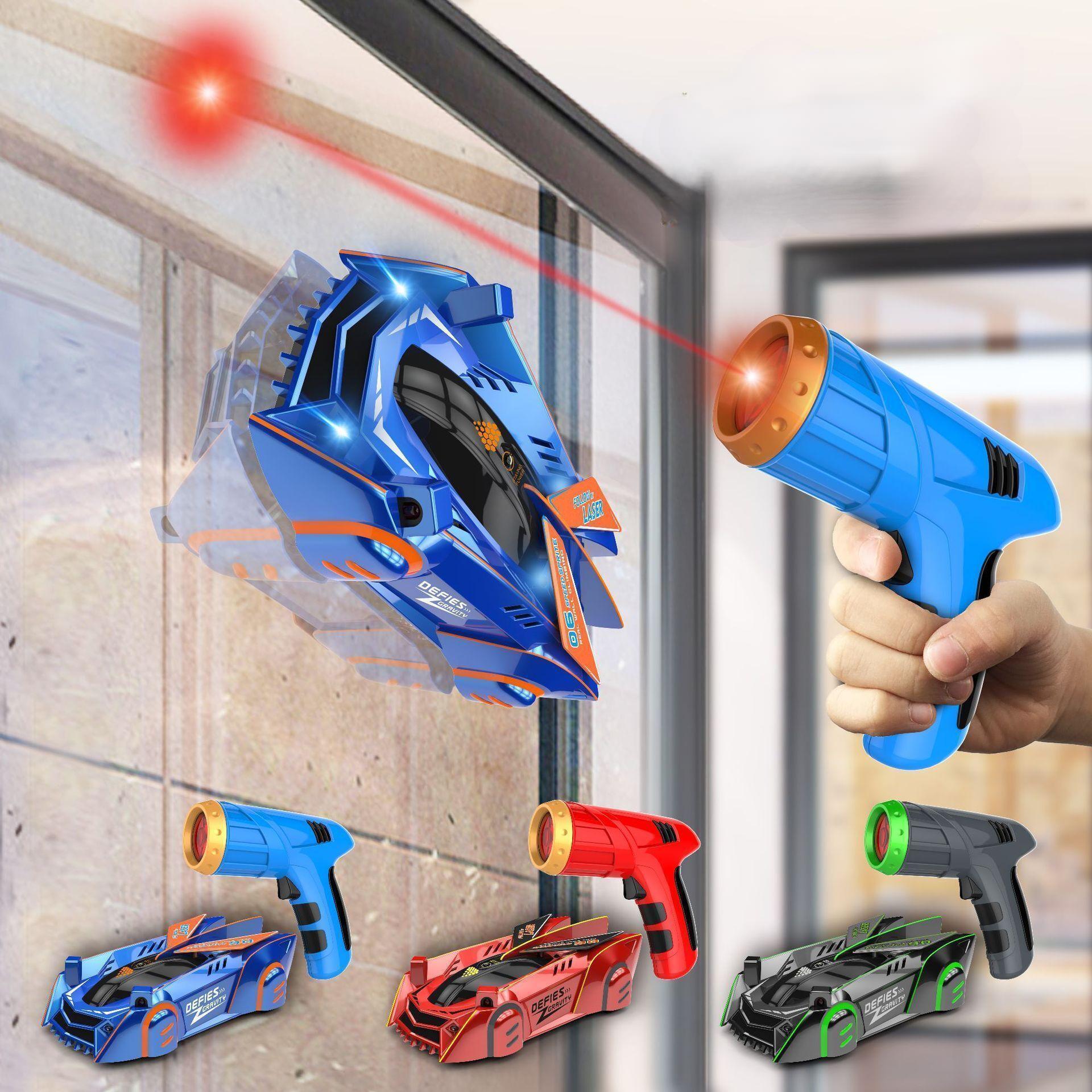 Wall Climbing RC Car Laser-Guided Remote Control Stunt Toy - Image 4