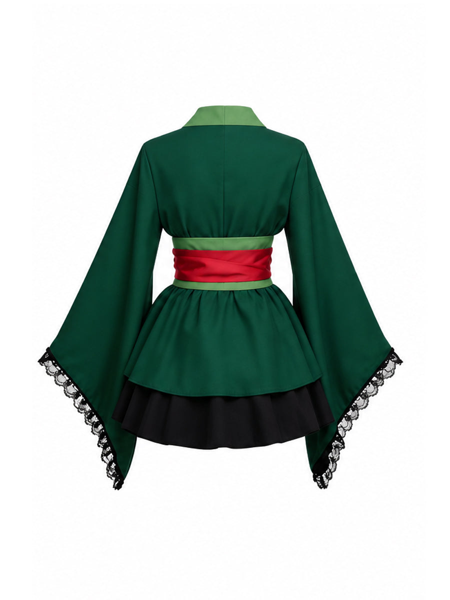 Women 3 Piece Kimono Cosplay Costume - Image 6
