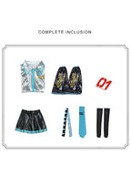 Anime Idol Cosplay Costume Sleeveless Top Pleated Skirt Set - Image 17