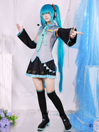 Anime Idol Cosplay Costume Sleeveless Top Pleated Skirt Set - Image 3
