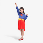 Costume de super-héros héroïque pour enfants avec cape