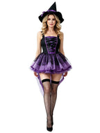 Womens Tulle Witch Costume High Low - Image 4