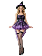 Womens Tulle Witch Costume High Low
