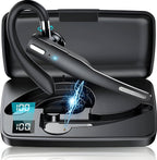 Wireless Bluetooth Headset Dual Microphone Noise Cancelling Earpiece - Image 2