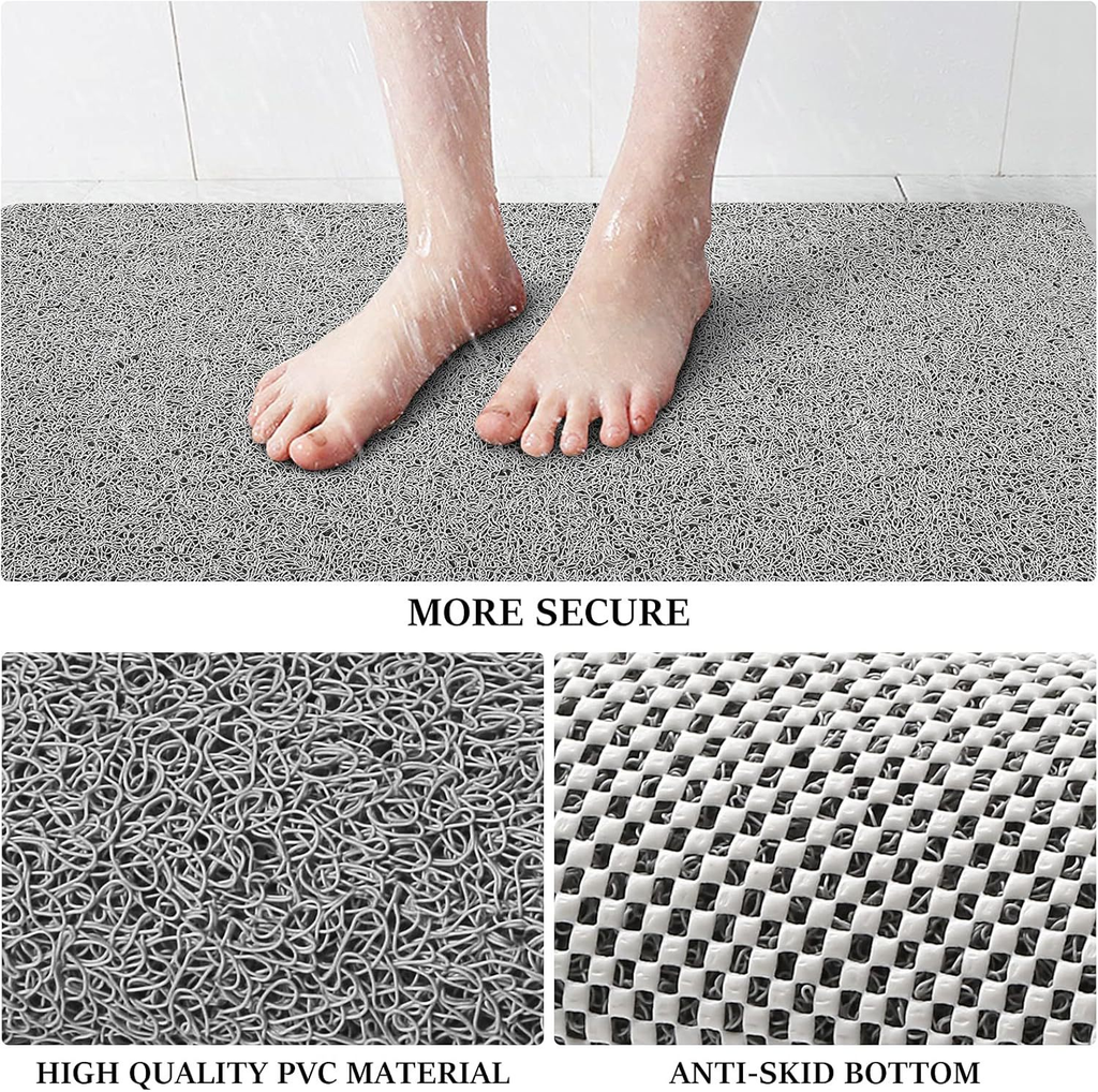 Non Slip Bathroom Shower Mat Anti-Slip Quick-Drain Support - Image 9