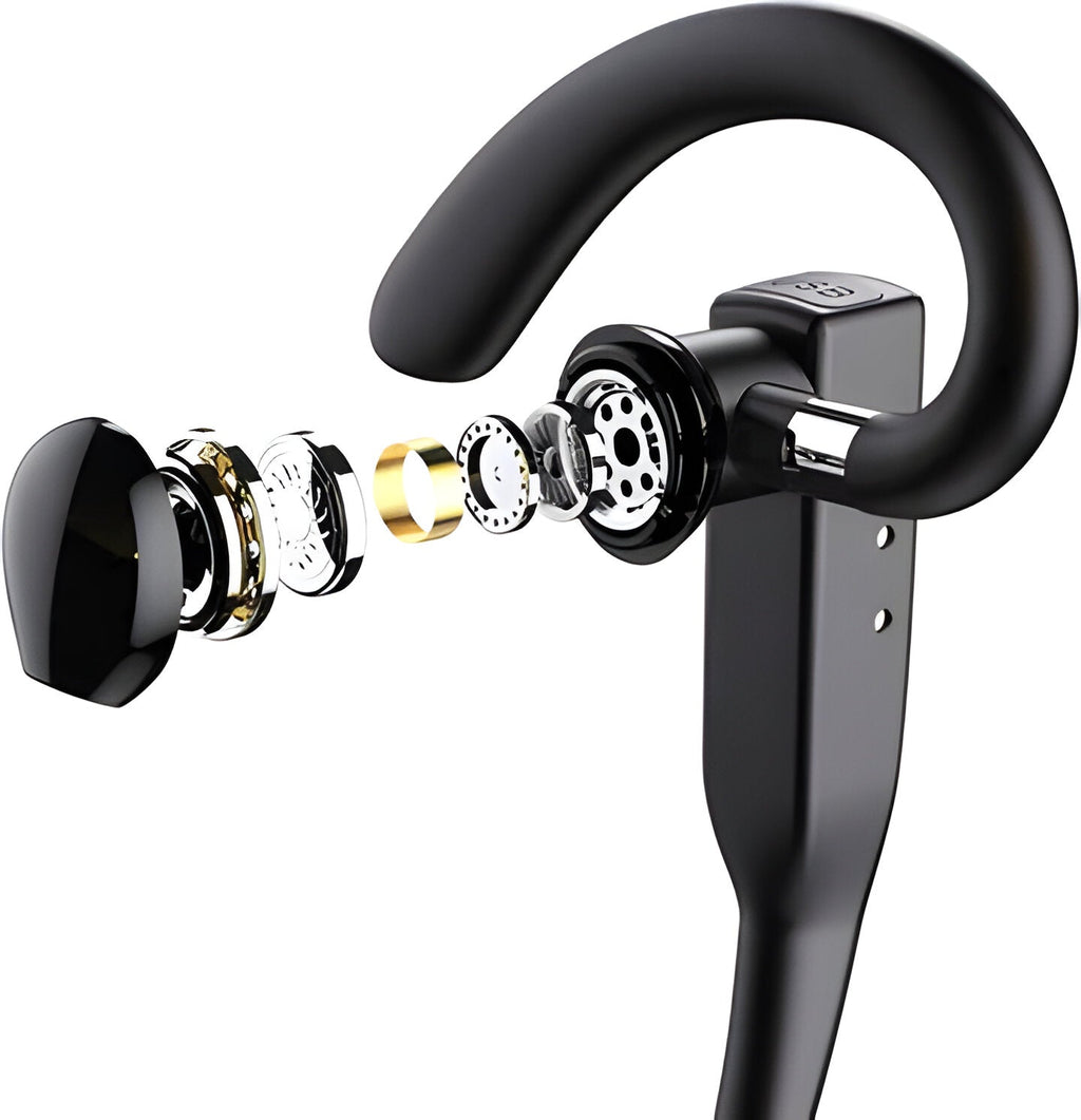 Wireless Bluetooth Headset Dual Microphone Noise Cancelling Earpiece - Image 6