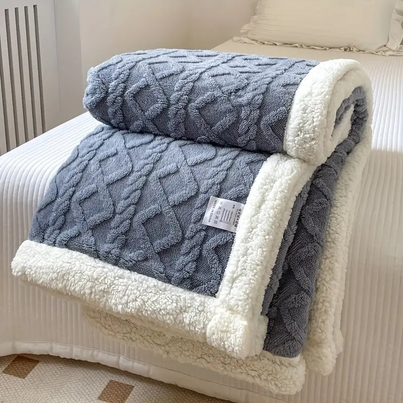 All-Season Reversible Throw Versatile Home Blanket - Image 4