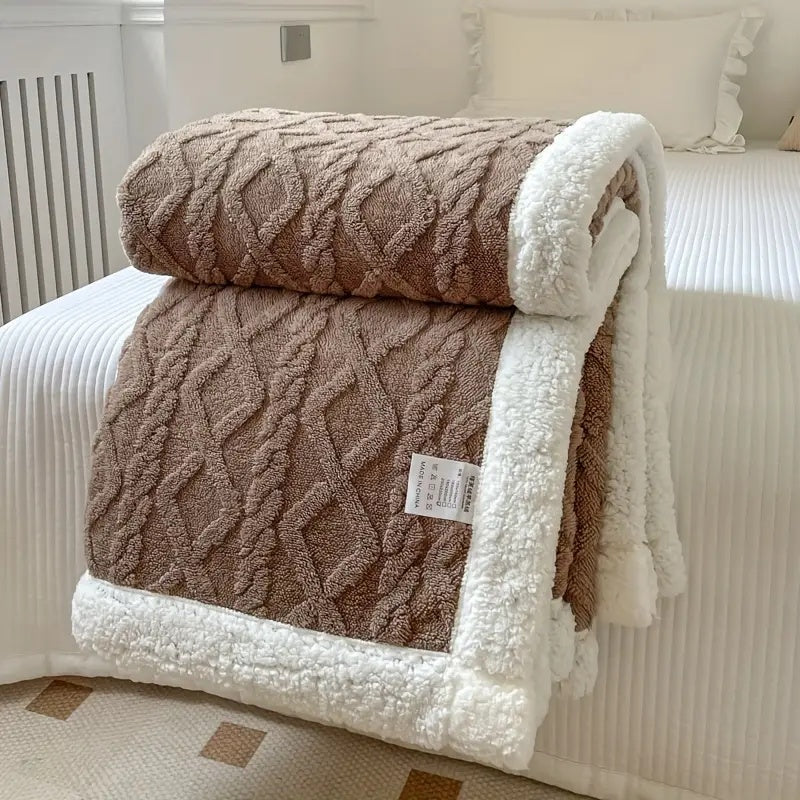 All-Season Reversible Throw Versatile Home Blanket - Image 5
