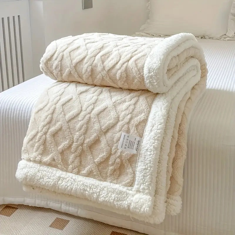 All-Season Reversible Throw Versatile Home Blanket - Image 7