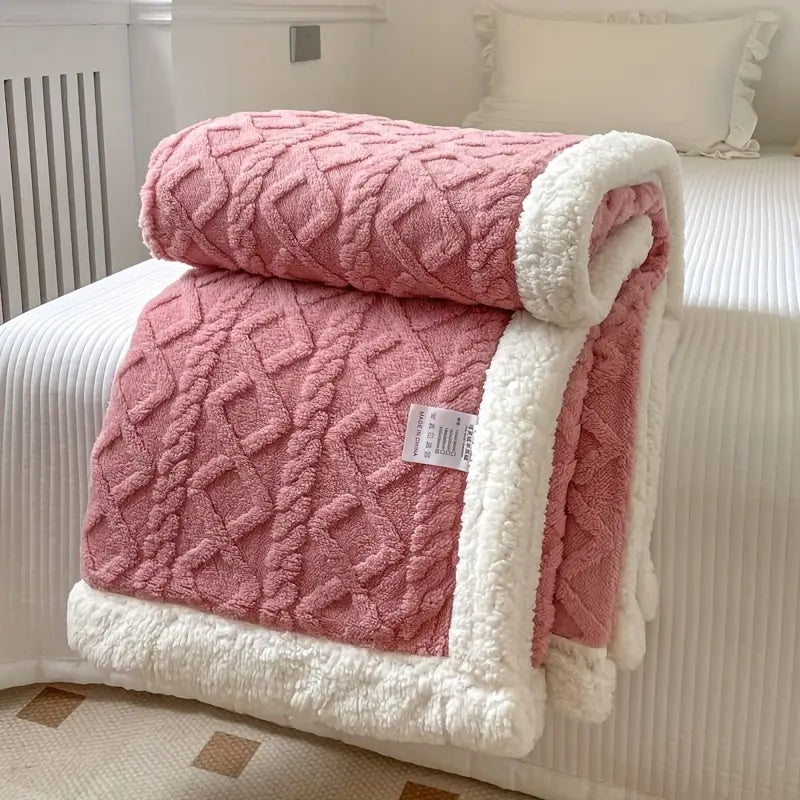 All-Season Reversible Throw Versatile Home Blanket - Image 8