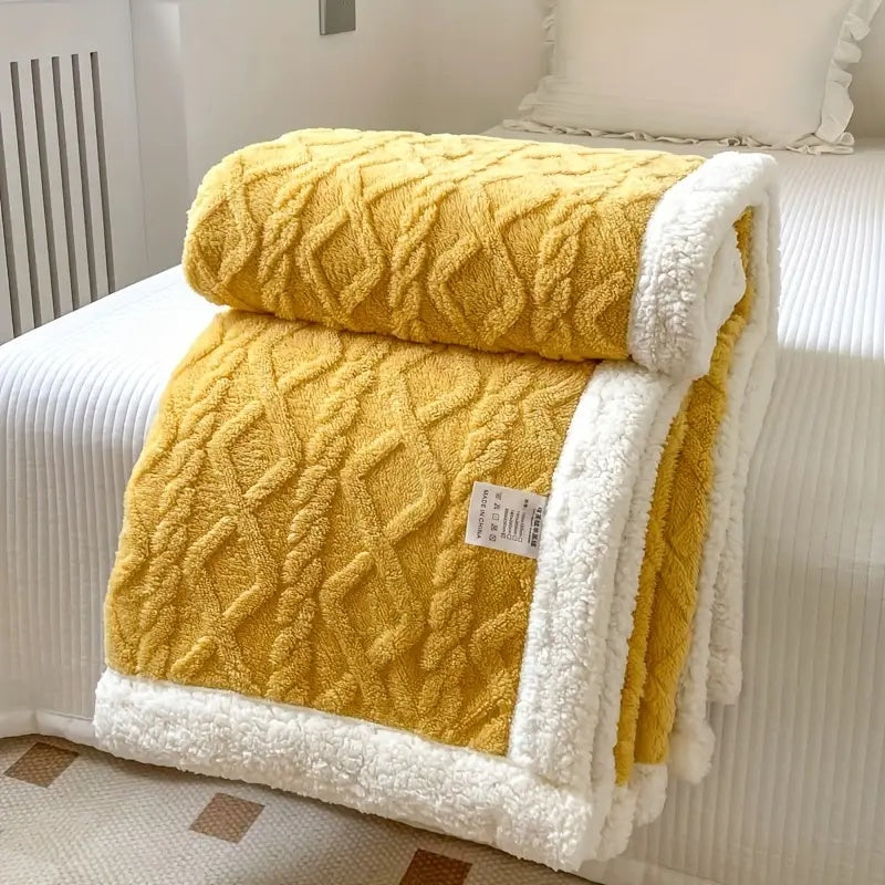 All-Season Reversible Throw Versatile Home Blanket - Image 9