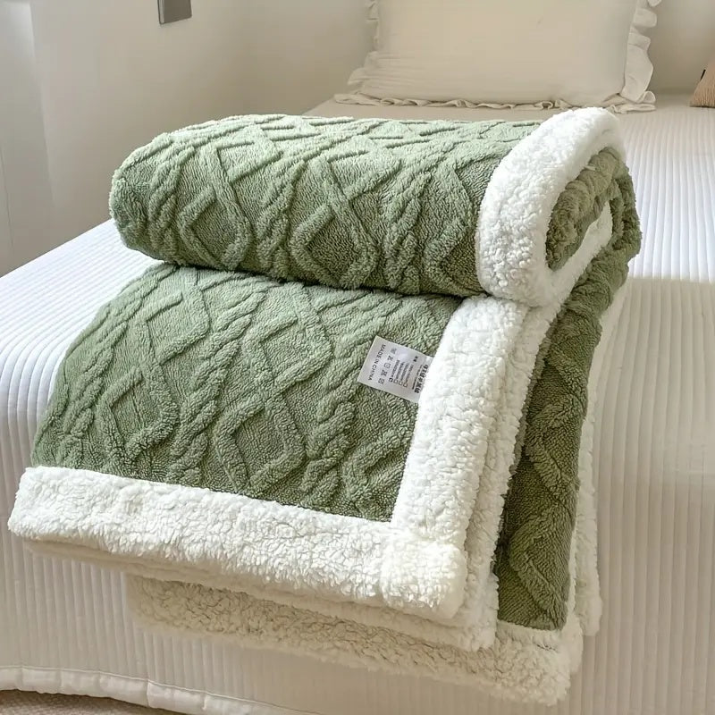 All-Season Reversible Throw Versatile Home Blanket - Image 10