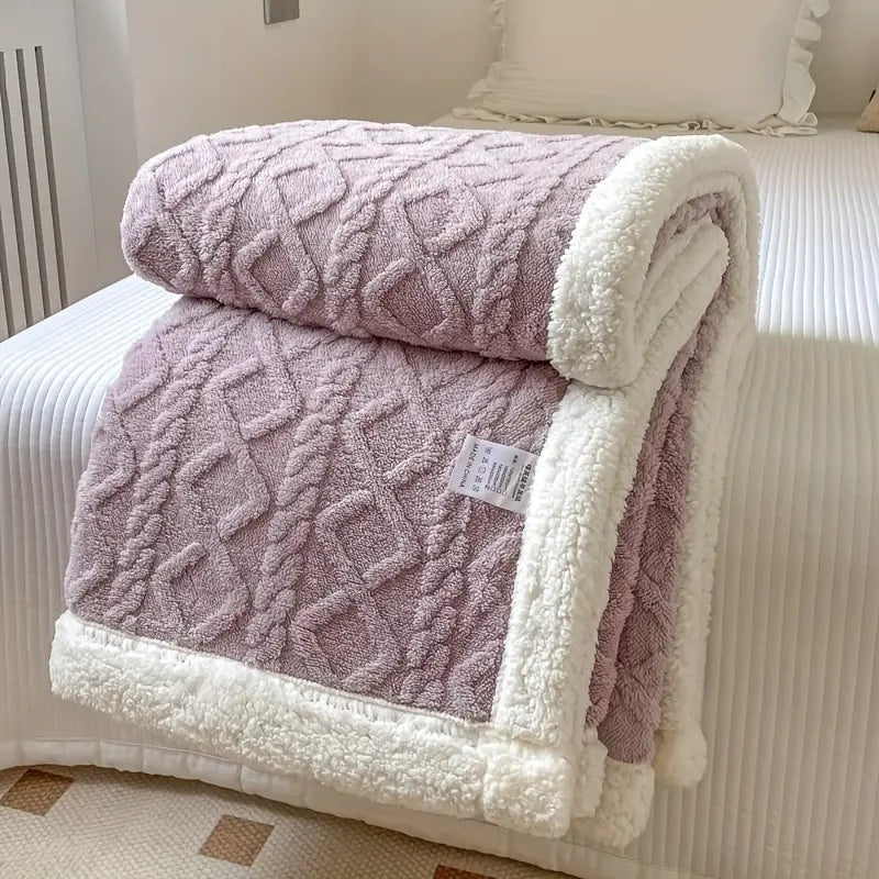 All-Season Reversible Throw Versatile Home Blanket - Image 11