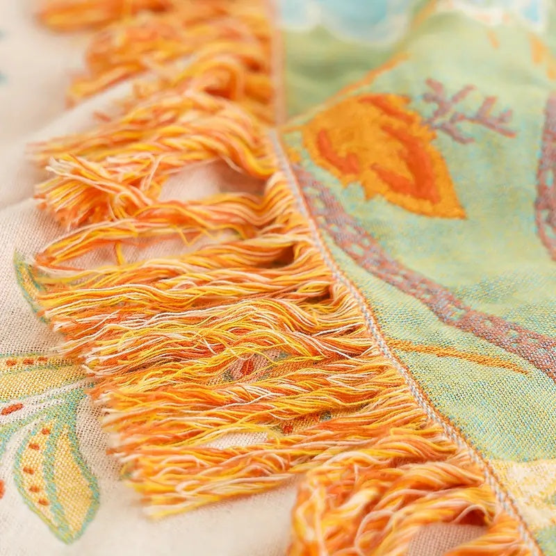 Floral Comfort Blanket Breathable & Skin‑Friendly Design - Image 7