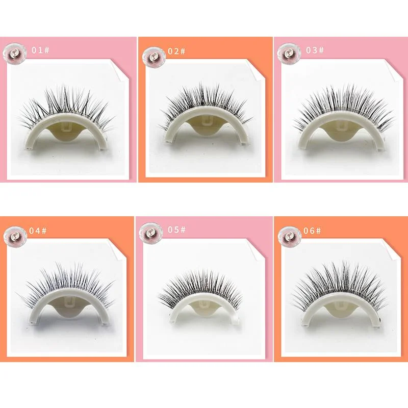 Reusable Self-Adhesive False Eyelashes Quick Application Natural Look - Image 2