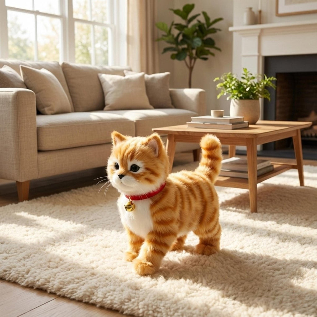 Plush Robot Cat Toy Walking Meowing - Image 3