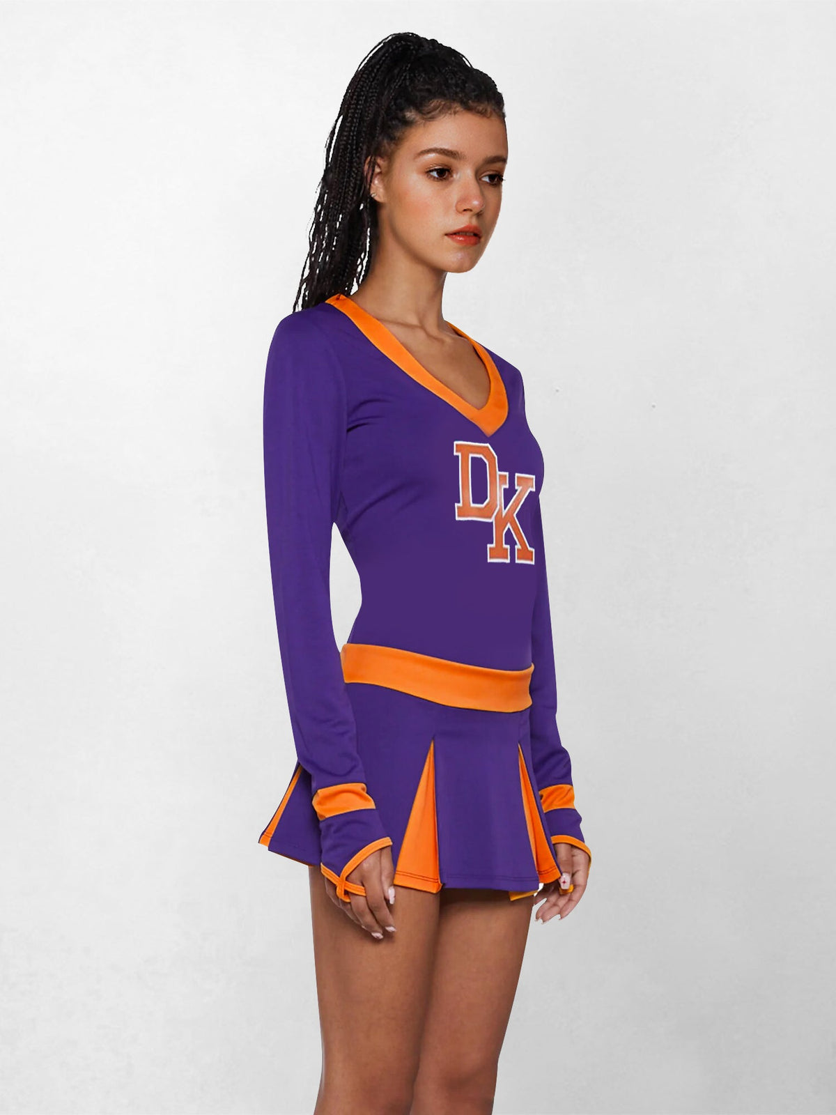 Womens 2 Piece Cheerleader Costume - Image 2
