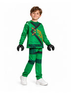 Kids 4 Piece Block Ninja Costume - Image 18