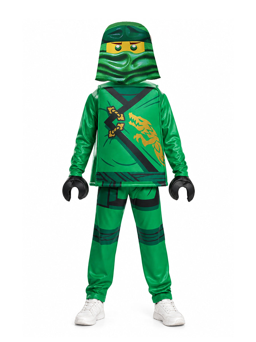 Kids 4 Piece Block Ninja Costume - Image 20