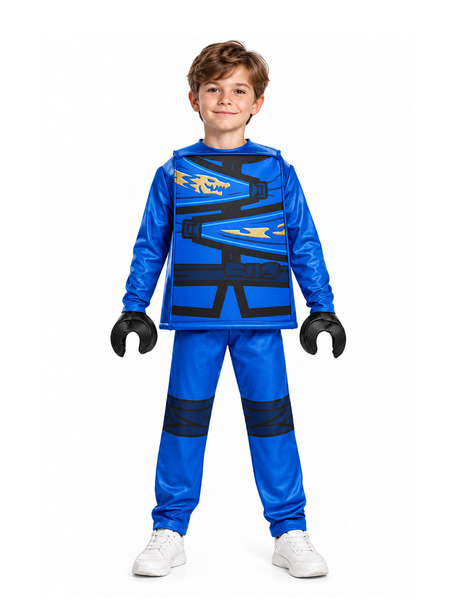 Kids 4 Piece Block Ninja Costume