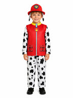 Kids 4 Piece Dalmatian Firefighter Costume