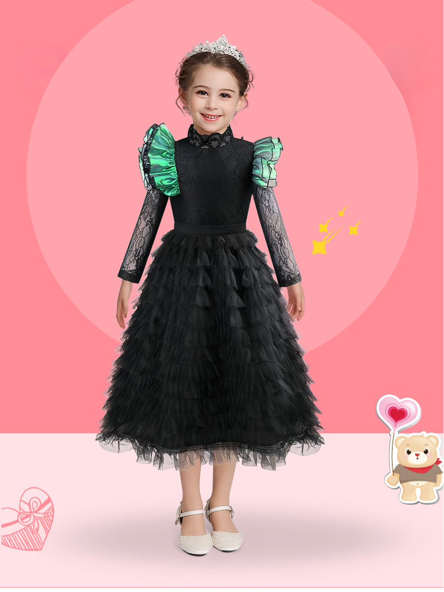 Girls 2 Piece Witch Costume - Image 4