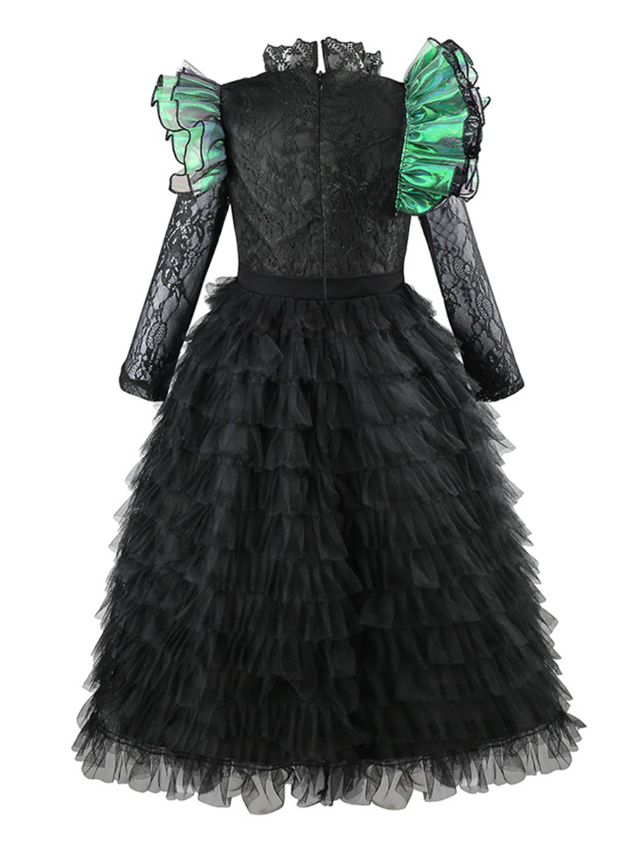Girls 2 Piece Witch Costume - Image 7