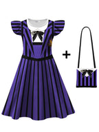 Girls 2 Piece Costume Dress Gothic - Image 5