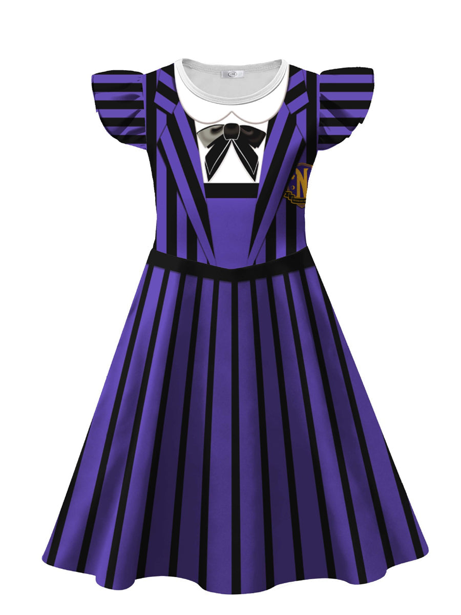 Girls 2 Piece Costume Dress Gothic - Image 6