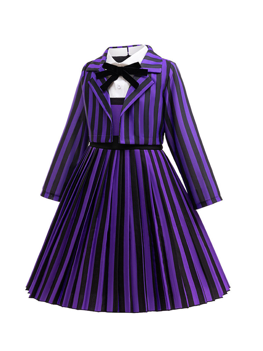 Girls 2 Piece School Uniform Costume - Image 3