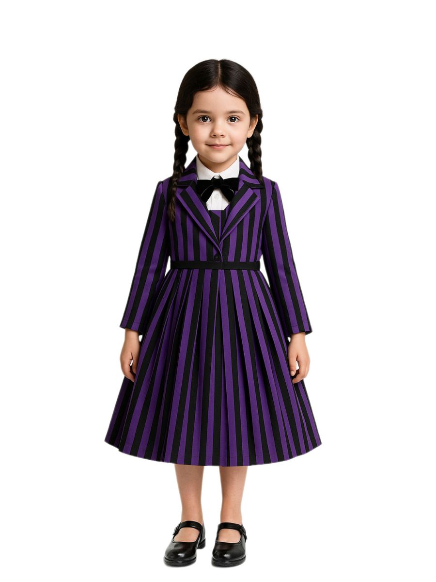 Girls 2 Piece School Uniform Costume