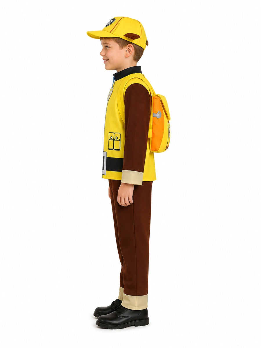 Kids 4 Piece Builder Pup Costume - Image 4